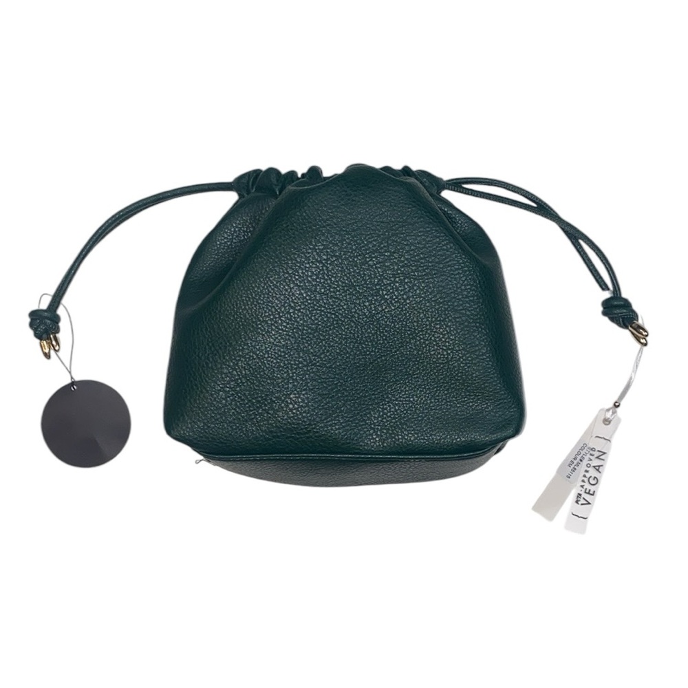 NWT Mali & Lili Green Vegan Crossbody Bag with Pouch - Picture 6 of 17